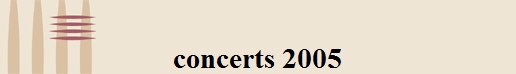 concerts 2005