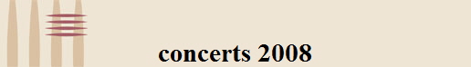 concerts 2008