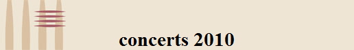 concerts 2010